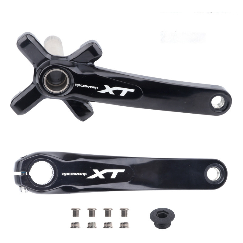 Mountain Bike Hollow One Crankset 11 Speed Positive Negative Tooth Single Plate Left  Right XT Crank Bottom Bracket