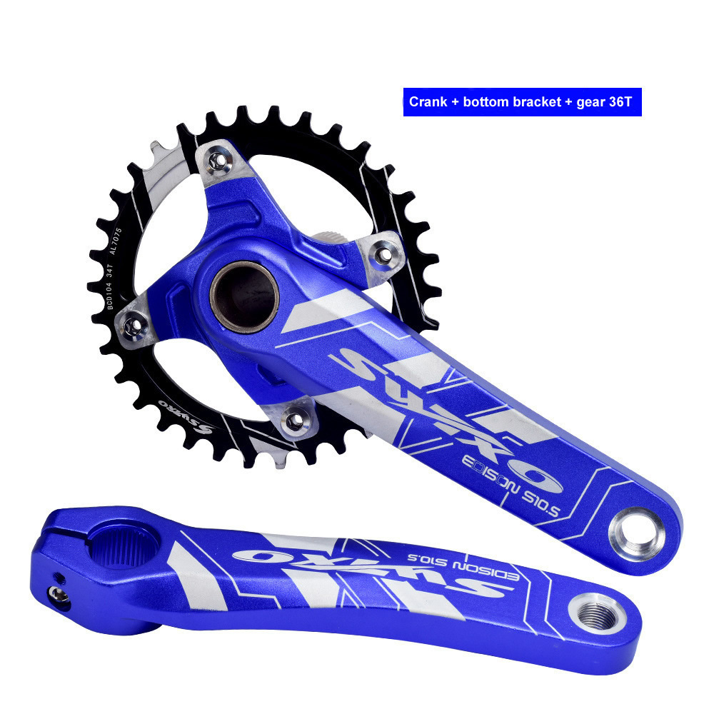 Mountain Bike Right Crank BCD Bicycle Flywheel Crank CNC Ultralight Crank Arm Bicycle Parts