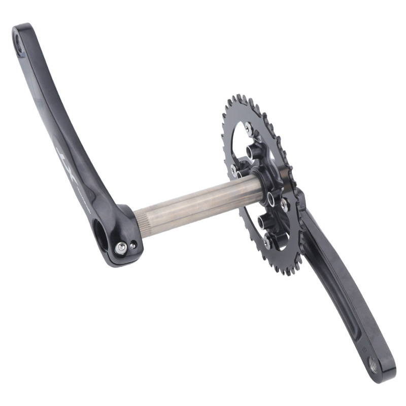 Mountain Bike Hollow One Crankset 11 Speed Positive Negative Tooth Single Plate Left  Right XT Crank Bottom Bracket