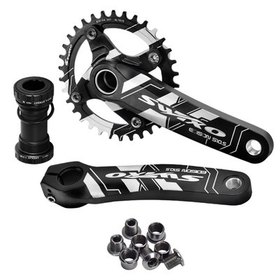 Mountain Bike Right Crank BCD Bicycle Flywheel Crank CNC Ultralight Crank Arm Bicycle Parts