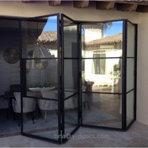 French designs used commercial glass interior doors with factory price