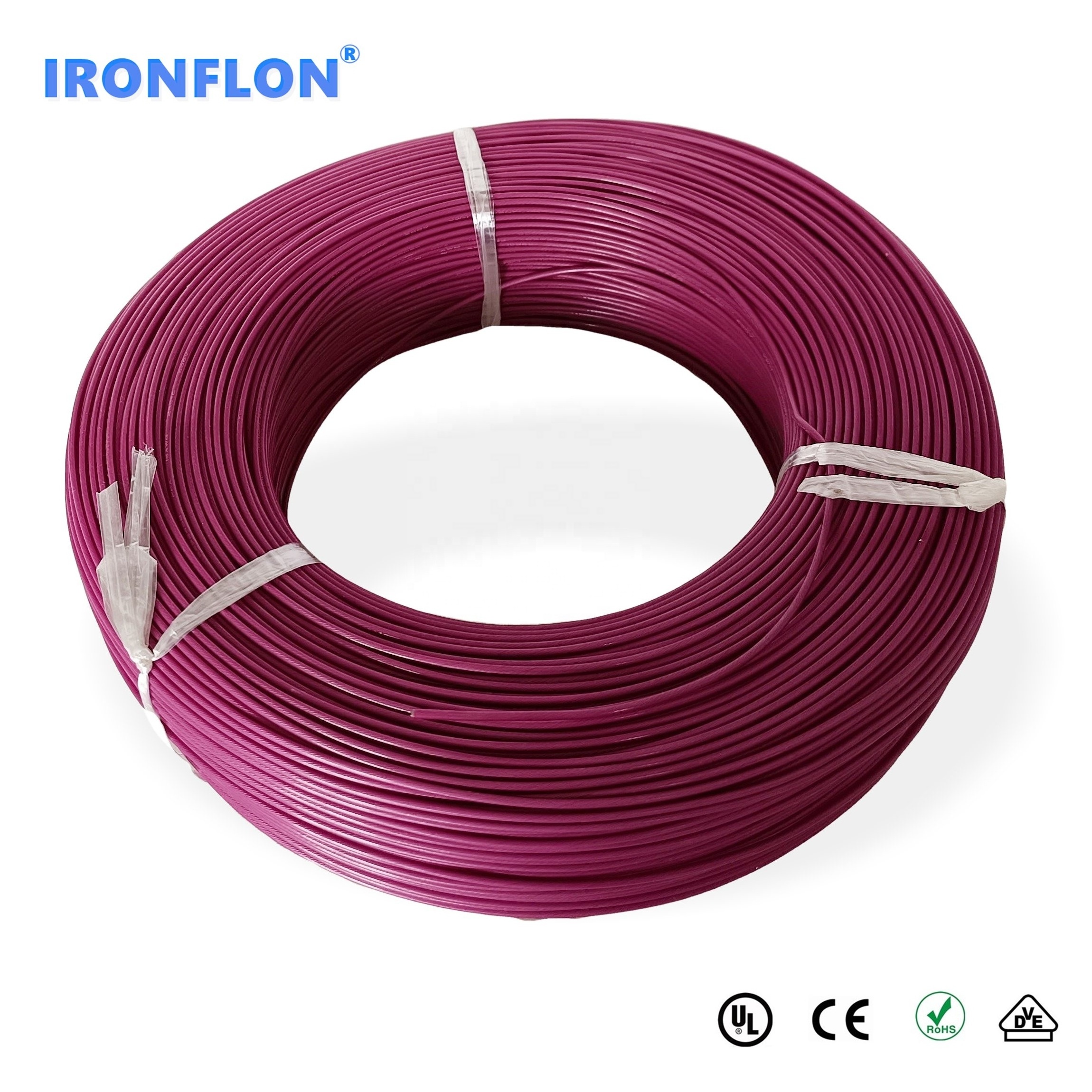 IRONFLON UL10362 16AWG high voltage tempeerature wires control electrical cable wire stranded 2.5 mm copper wire power cables