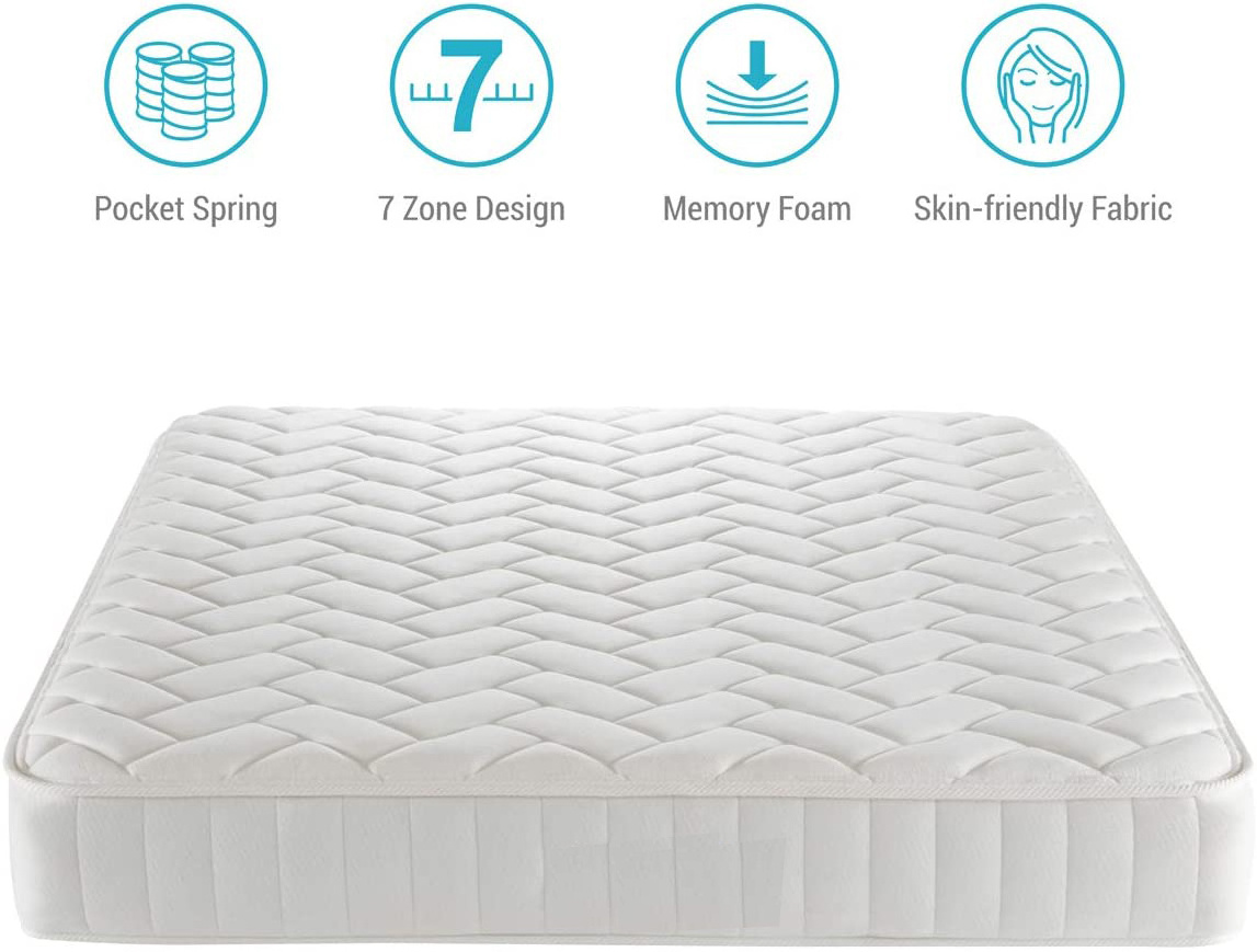 Half spring half foam mattress discount
