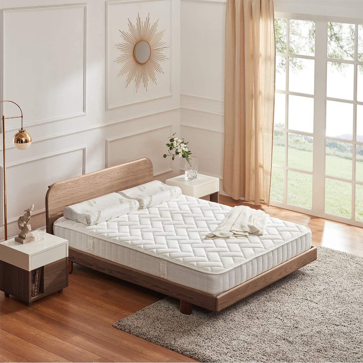 Half spring half foam mattress discount