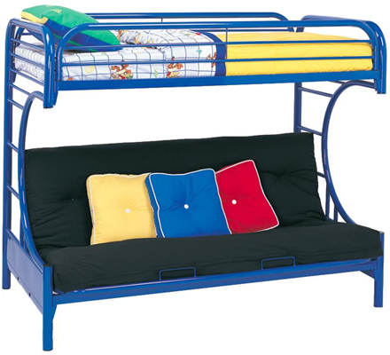 folding metal bunk bed frame space saving triple metal sofa bed day bed for home