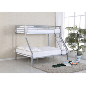 Manufacturer Cheap Price Dormitory Adult Iron Bunkbed Modern Twin Double Metal Frame Steel Bunk Bed For Sale