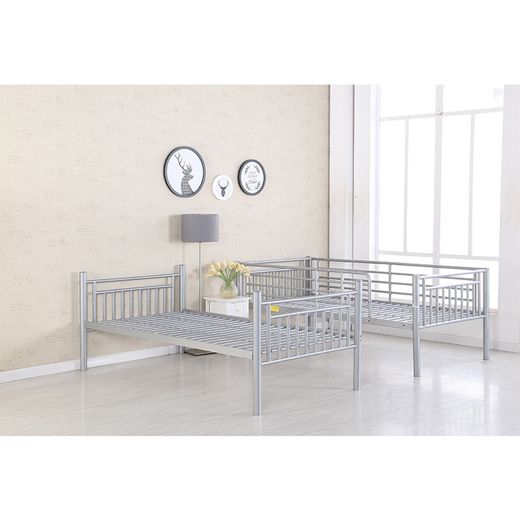 iron bed double bunk white top twin size metal single quality iron school steel 4 bunk bed for sale prices metal tier only set