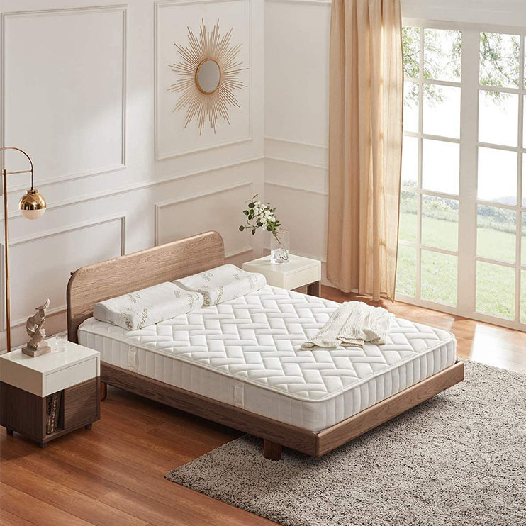 box spring and mattress set king half spring half foam mattress latex pocket spring hybrid mattress