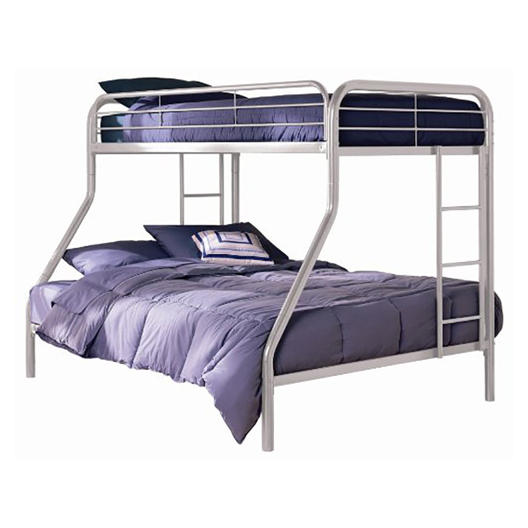 Manufacturer Cheap Price Dormitory Adult Iron Bunkbed Modern Twin Double Metal Frame Steel Bunk Bed For Sale