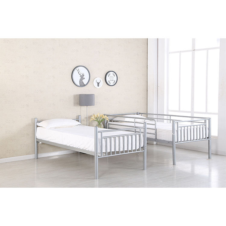 iron bed double bunk white top twin size metal single quality iron school steel 4 bunk bed for sale prices metal tier only set