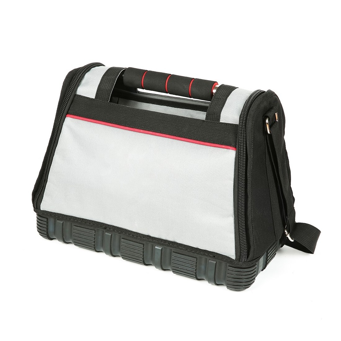 Ironland custom OEM Foldable portable tool bags with steel tubular handle