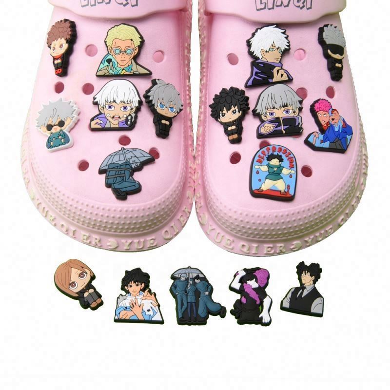 Longkun wholesale pvc shoe charm HK/Jujutsu Kaisen/Demon Slayer charms  for kids shoe decorations accessories buckles for shoes