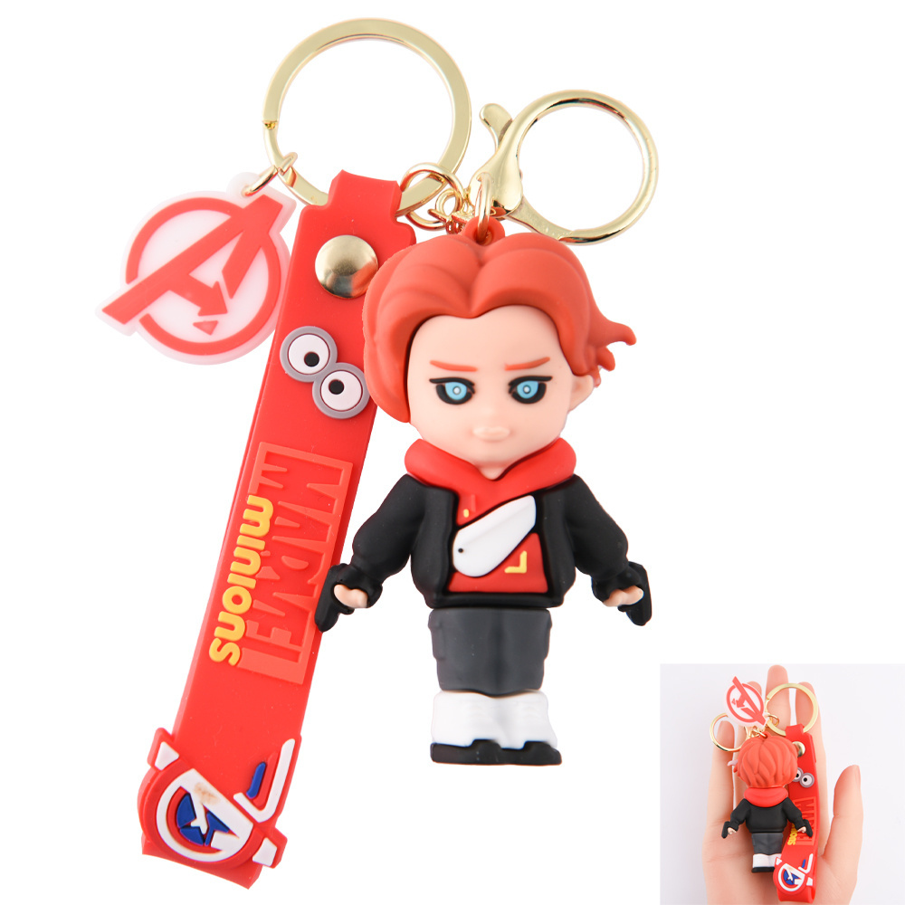 2D/3D Soft PVC Keychain custom Make Rubber Key Chain With Your Logo bad bunny keychains key holder for bag Decoration