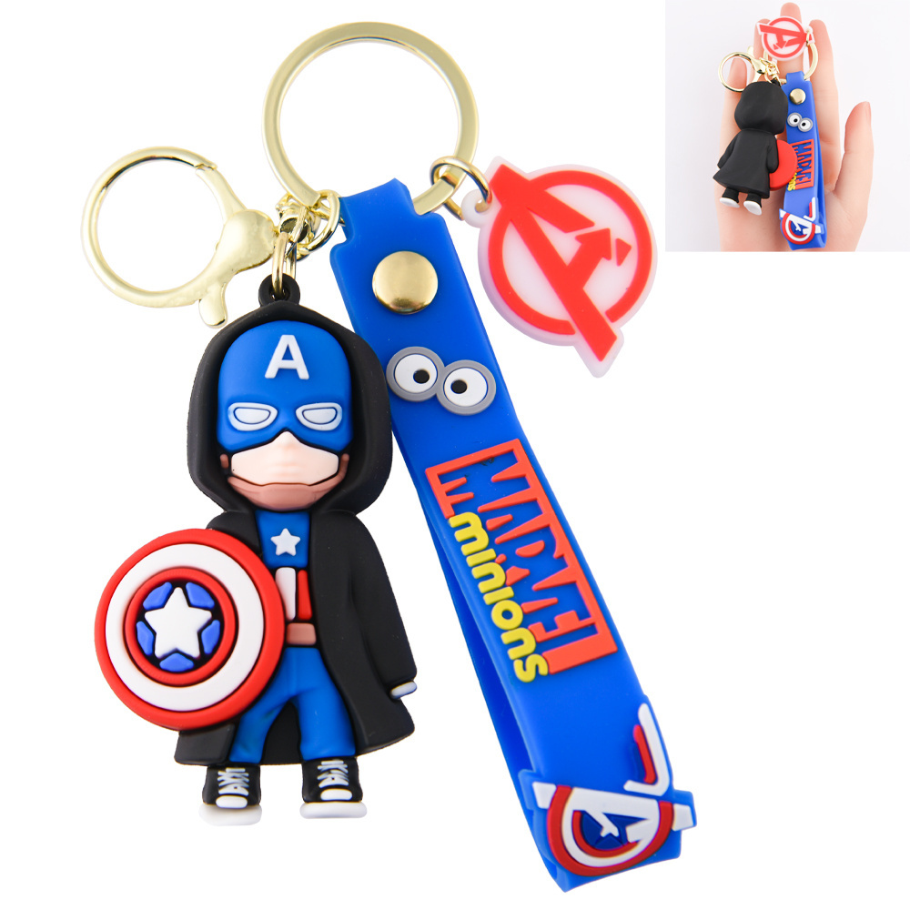 2D/3D Soft PVC Keychain custom Make Rubber Key Chain With Your Logo bad bunny keychains key holder for bag Decoration