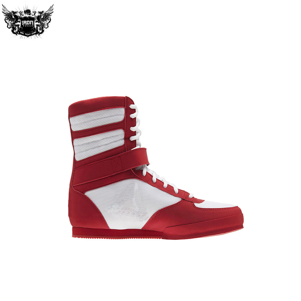 Boxing equipment New Design Professional Custom Leather Sport Boots High-top Boxing Shoes Wholesale