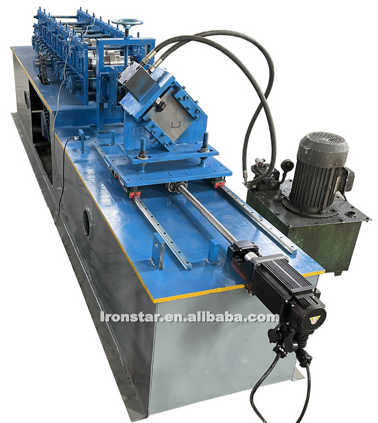 Bottom 30mm Steel Frame U Track C Stud  Aluminum U Channel Profile Roll Forming Machine