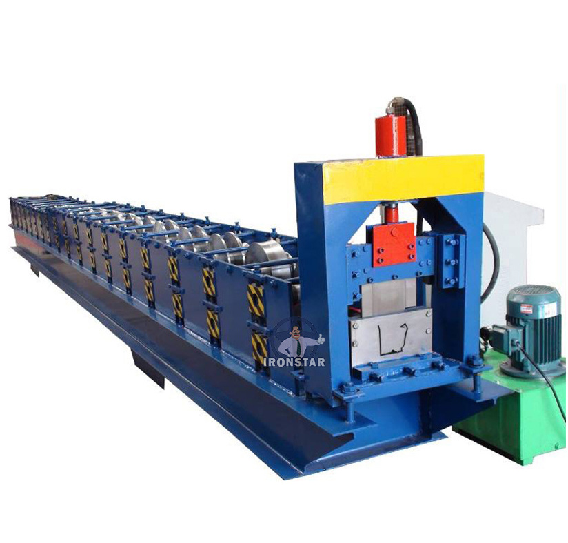 Rain  Gutters Machine Making Downspout  Elbow Gutters Roll Forming Machine