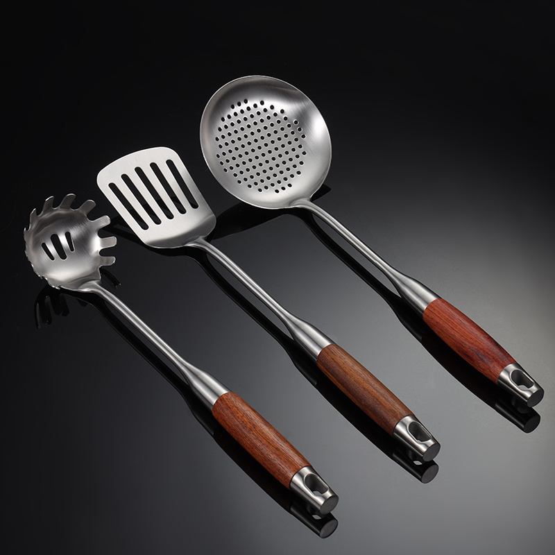 Stainless Steel Kitchen Utensils Set Cooking Kitchenware Set With Solid Spoon 2010001