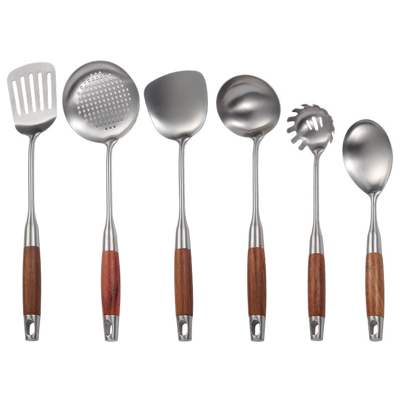 Stainless Steel Kitchen Utensils Set Cooking Kitchenware Set With Solid Spoon 2010001