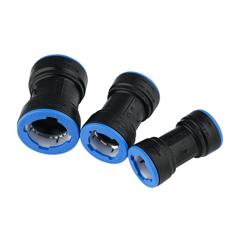 PP compression fitting PP push fitting water pipe connector PN10 good quality PP  push fitting