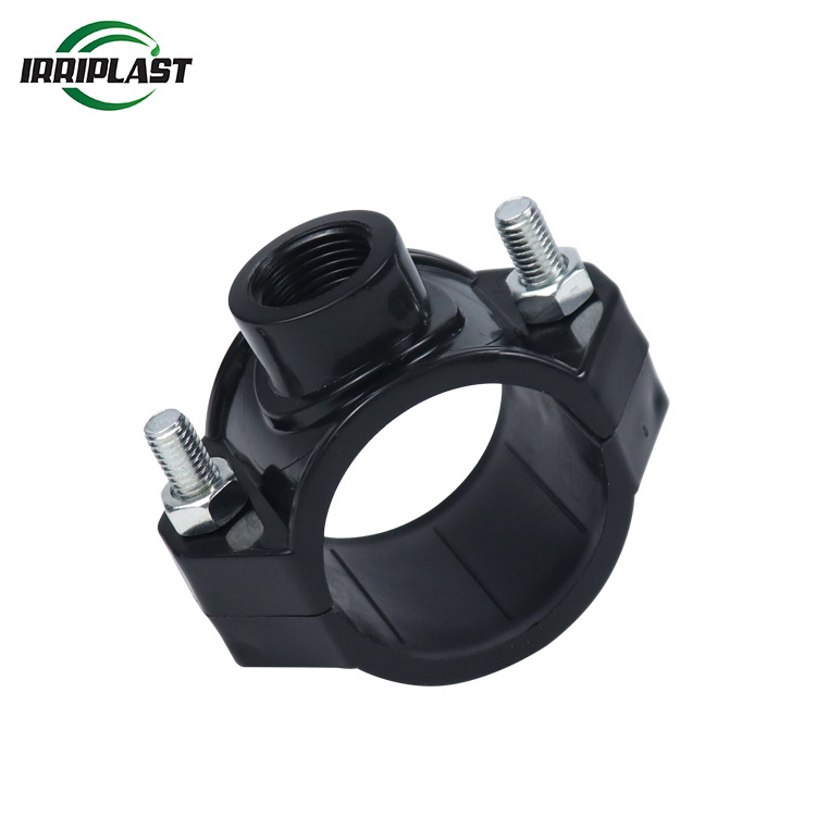 IRRIPLAST PN16 PN10 ISO17885 Irrigation PE push fit fittings HDPE PP PIPE COMPRESSIONG Fittings Plastic Clamp Saddles