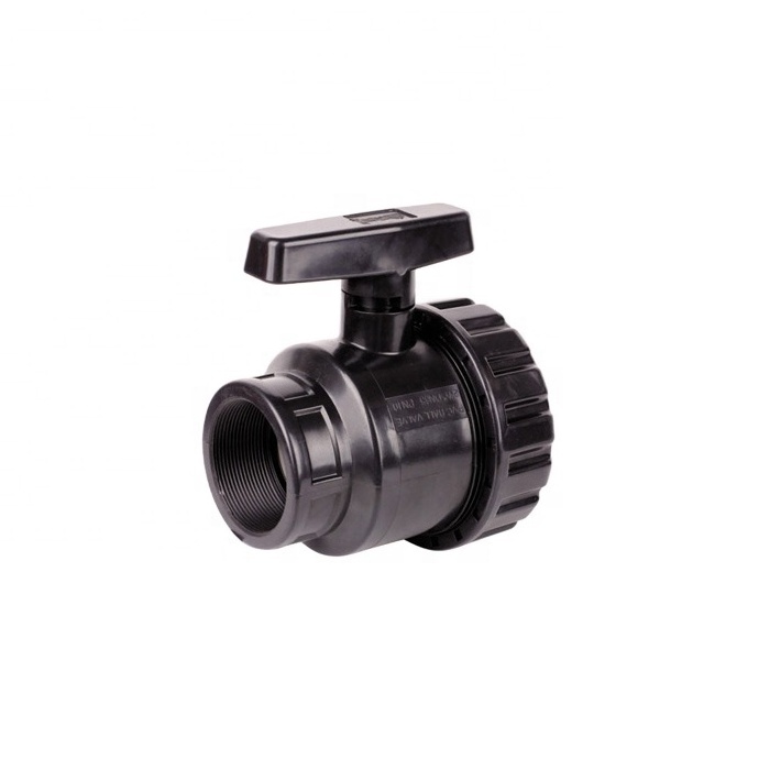 farm irrigation systems Plastic Water Valves water supply  PP HDPE Compression fitting F/F PVC Plastic Ball Valve