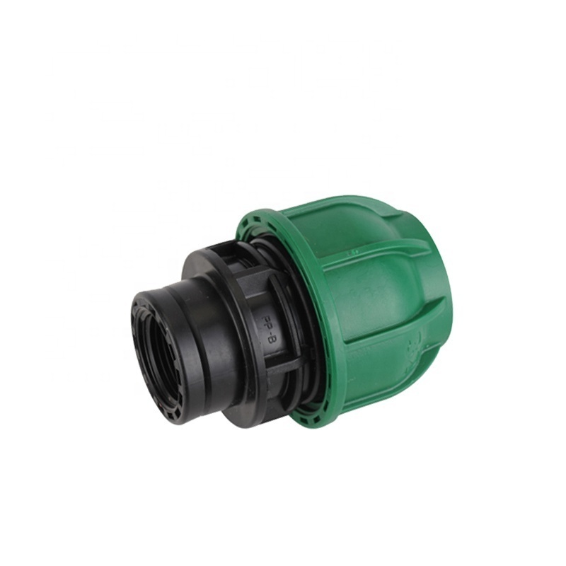 IRRIPLAST PN10 High Quality HDPE PP Compression Fittings for Irrigation  Female Threaded Coupling PE push fit quick connector