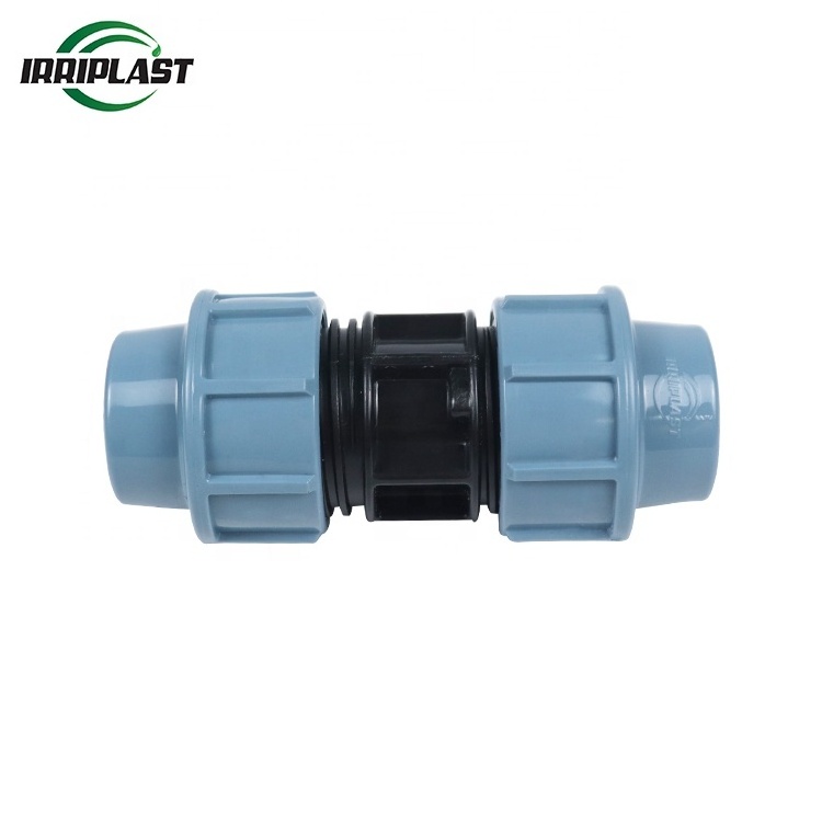 HDPE PE PN10 PN16 16Bar irrigation compression fittings water compression fittings  PP clamp saddle PN10