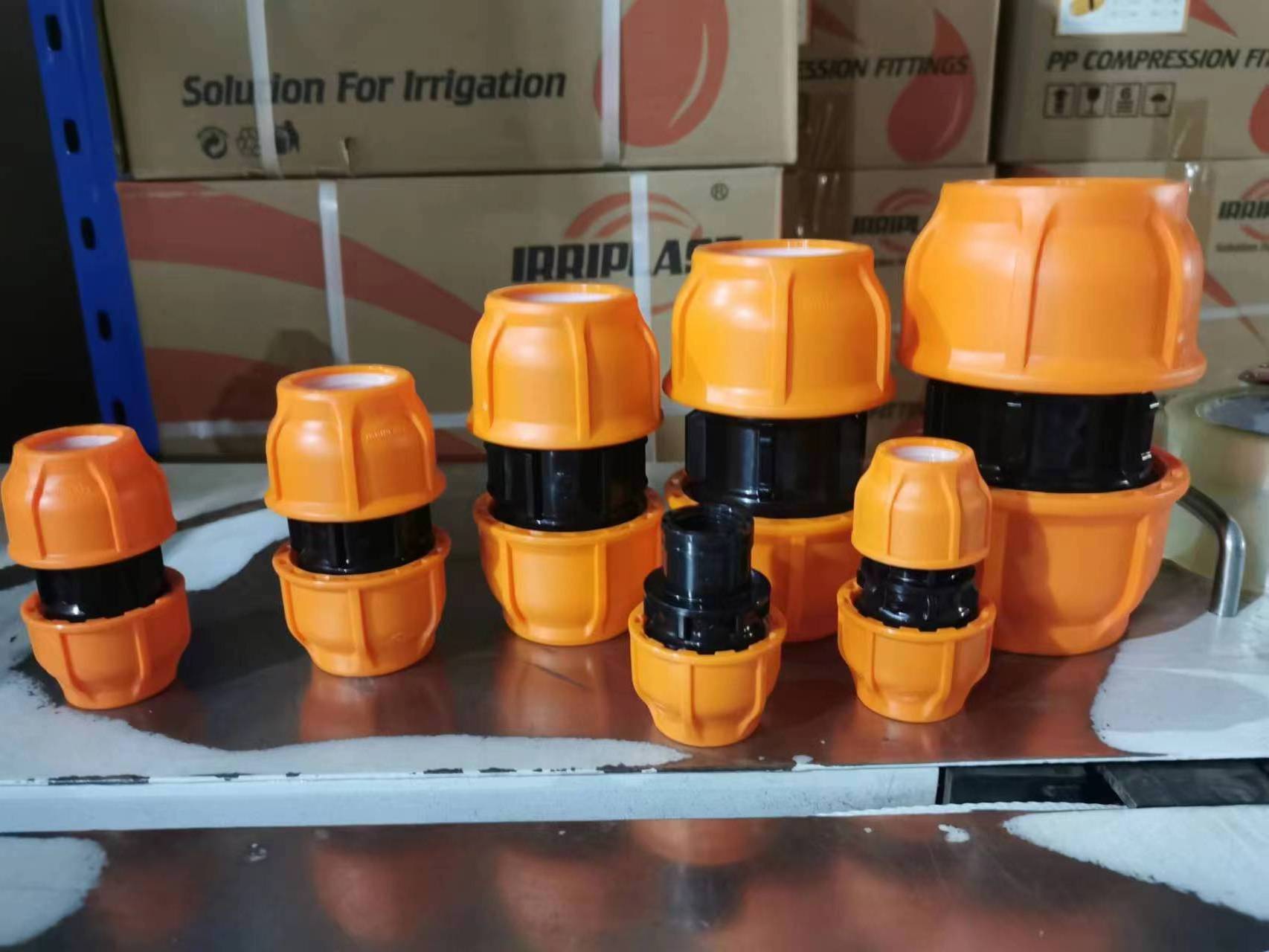 IRRIPLAST PN10 PN16 IRRIGATION WATER SYSTEM BSP PUSH FITTING HDPE PE PIPE FITTINGS TEE HDPE PP COMPRESSION FITTINGS