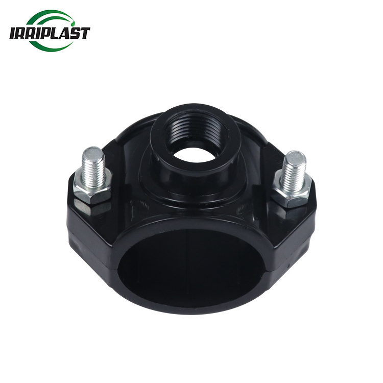 IRRIPLAST PN16 PN10 ISO17885 Irrigation PE push fit fittings HDPE PP PIPE COMPRESSIONG Fittings Plastic Clamp Saddles