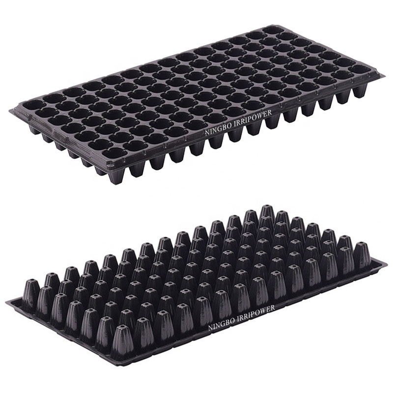 98 cell Plastic Planting Plug Trays Nursery Seedling Starter Tray