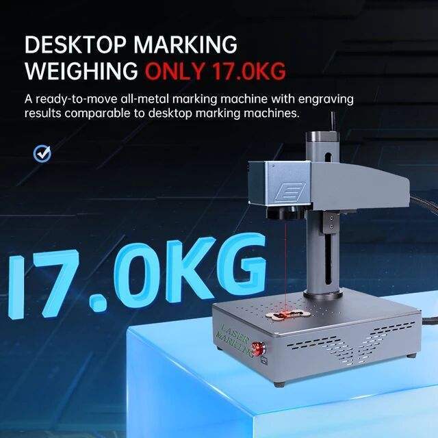 Best Price DAJA S4 20W Max Laser Source The Portable Fiber Laser Marking Machine For Metal And Brass