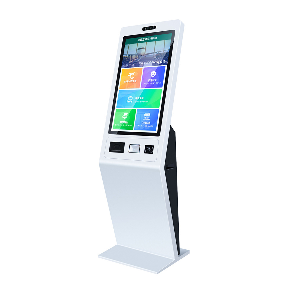 Customized high quality 32 inch bill self checkin touch screen ordering restaurant payment kiosk