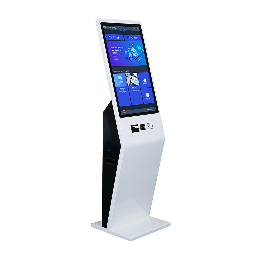 Customized high quality 32 inch bill self checkin touch screen ordering restaurant payment kiosk