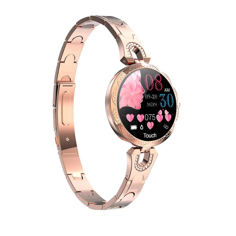 AK15 Waterproof Heart Rate Blood Pressure Monitor smart watch for ladies