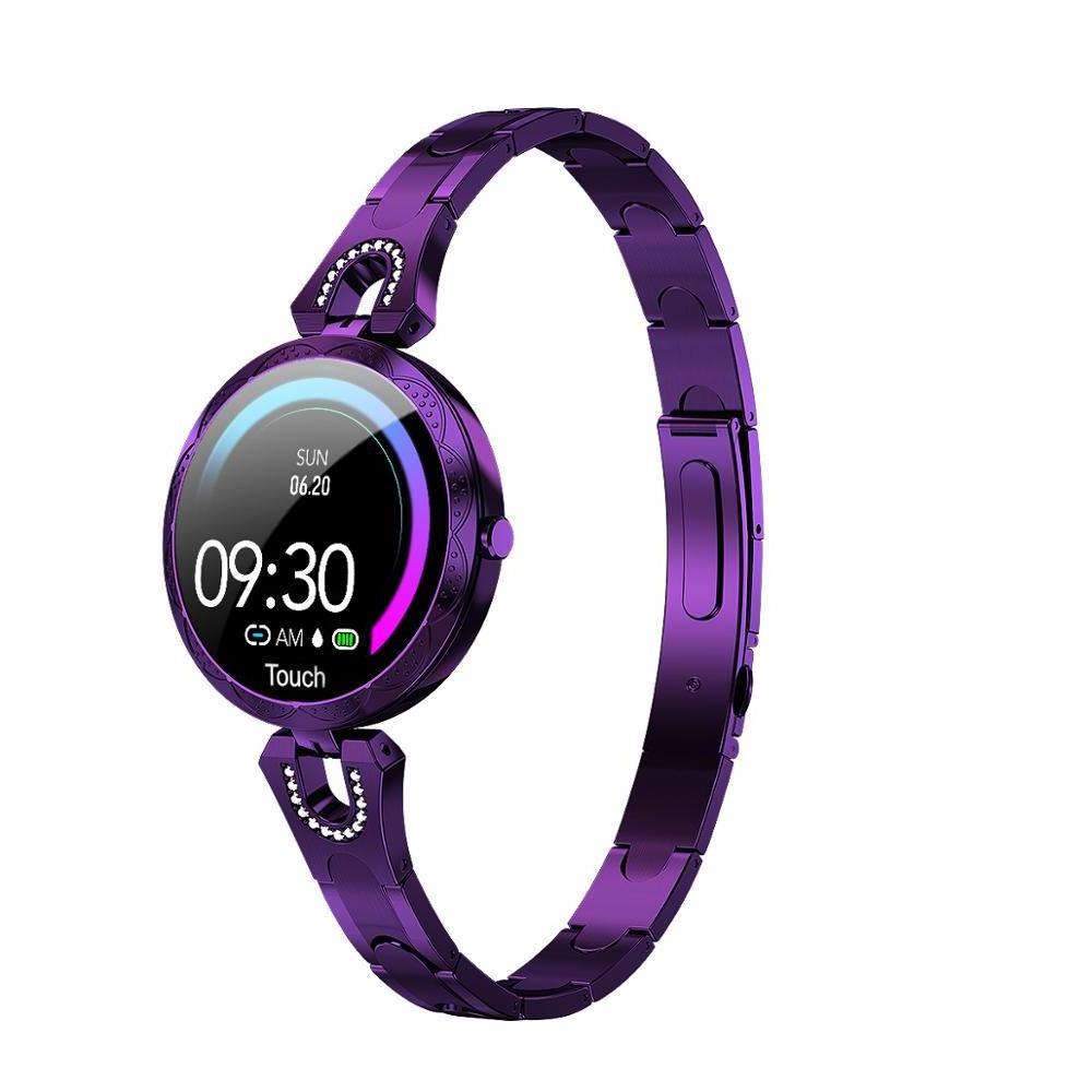 AK15 Waterproof Heart Rate Blood Pressure Monitor smart watch for ladies