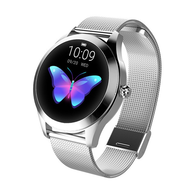 Heart Rate Monitoring KW10 IP68 Waterproof Women Smart Watch