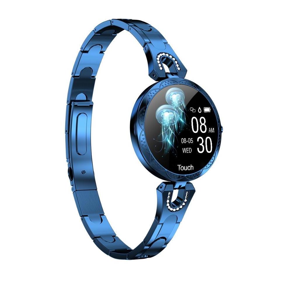 AK15 Waterproof Heart Rate Blood Pressure Monitor smart watch for ladies