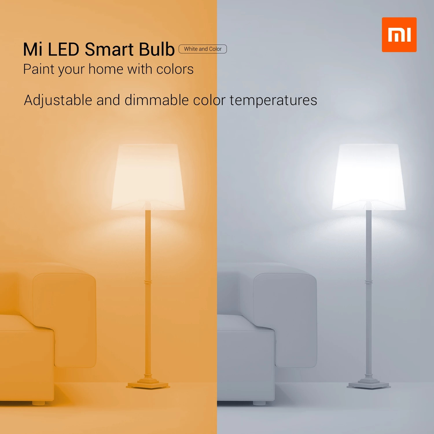 xiaomi Led Bulb Adjustable brightness 950lm Mi LED Smart Bulb Essential White Color E27 led headlight RGB bulbs