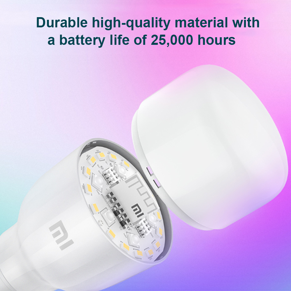 xiaomi Led Bulb Adjustable brightness 950lm Mi LED Smart Bulb Essential White Color E27 led headlight RGB bulbs