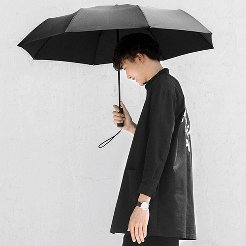 Xiaomi Mi Automatic Umbrella black Aluminum Windproof Rain Sunny Folding Umbrella