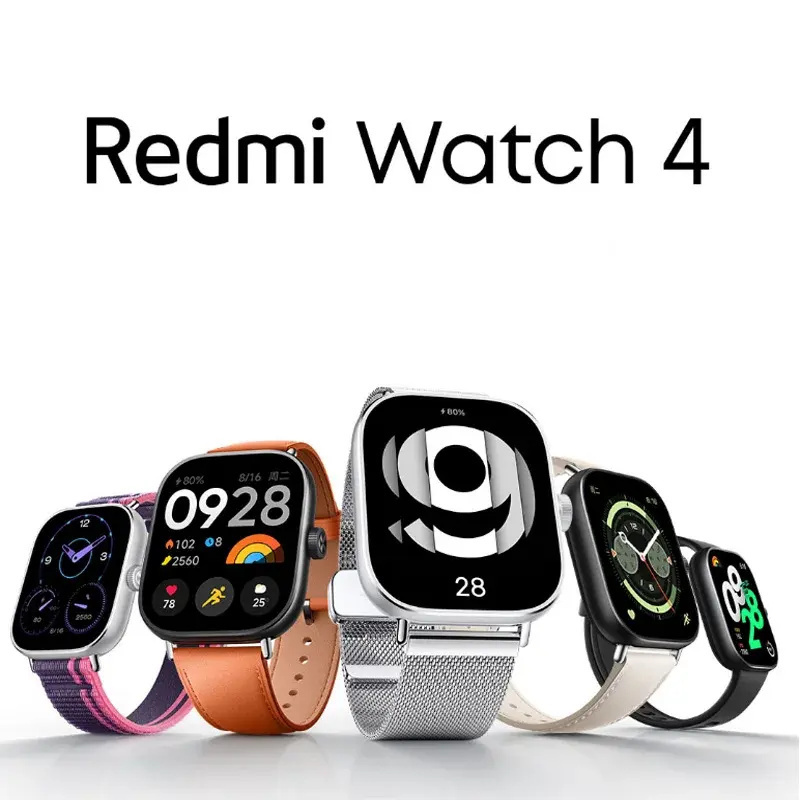 Xiaomi Redmi Watch 4 Smart Watch 1.97'' Amoled Display Support Bluetooth Voice Call Ultra Long 18 Days Battery Life For Xiaomi