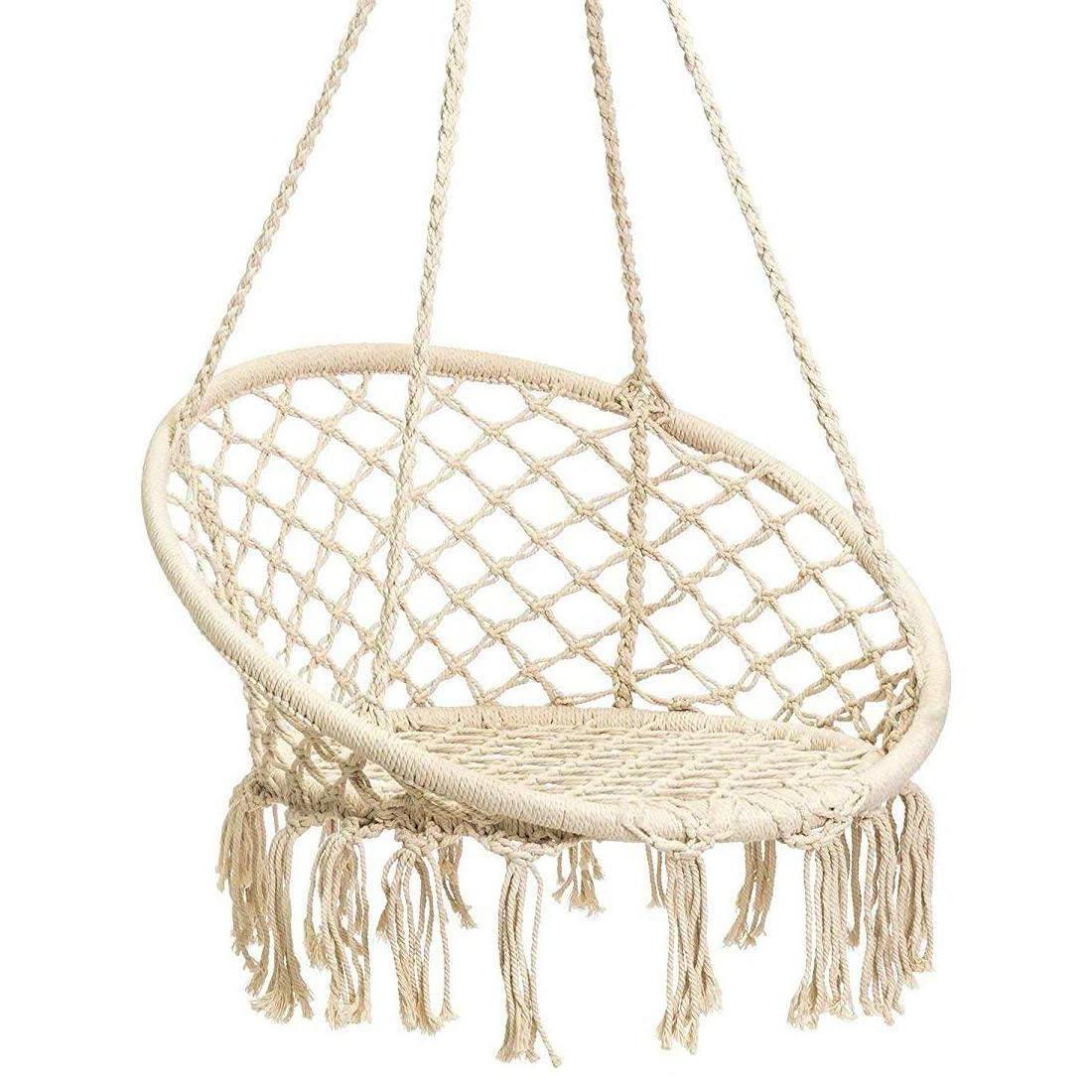 Wholesale Outdoor and Indoor Round Rope Macrame Swing Chair For Garden From India At Best Price