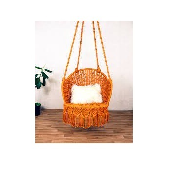 Hot Selling Indoor Cradle Bed Macrame Baby Swing Hammock Outdoor Furniture 100% Cotton Rope Traditional Customized Size OEM