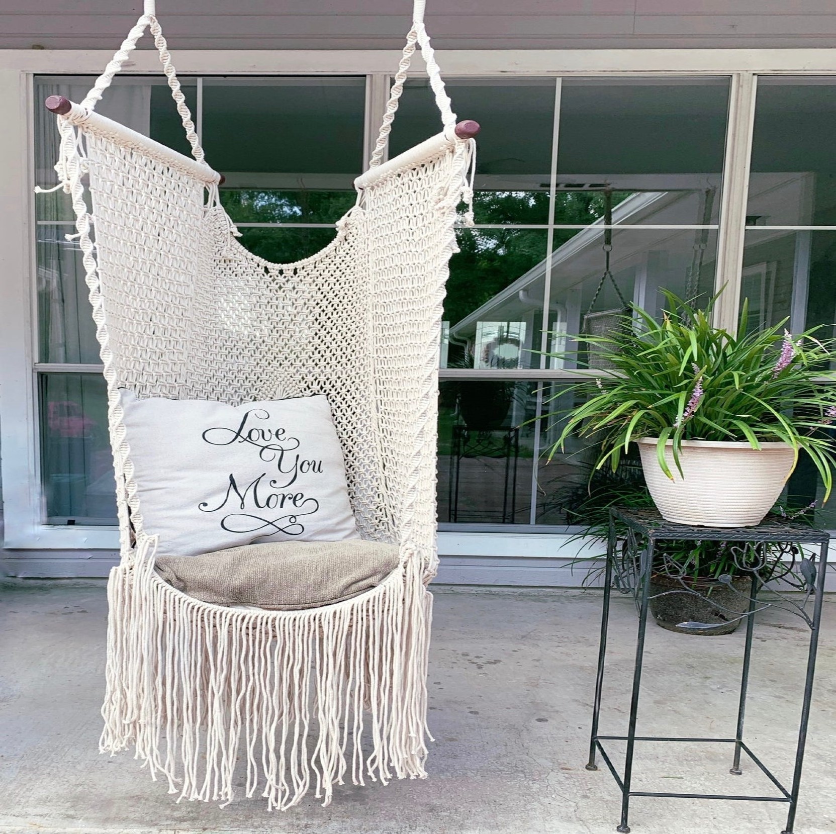 Hammock Chair Macrame Swing Hanging Cotton Rope Swing Chair Available In Bulk At Wholesale Price