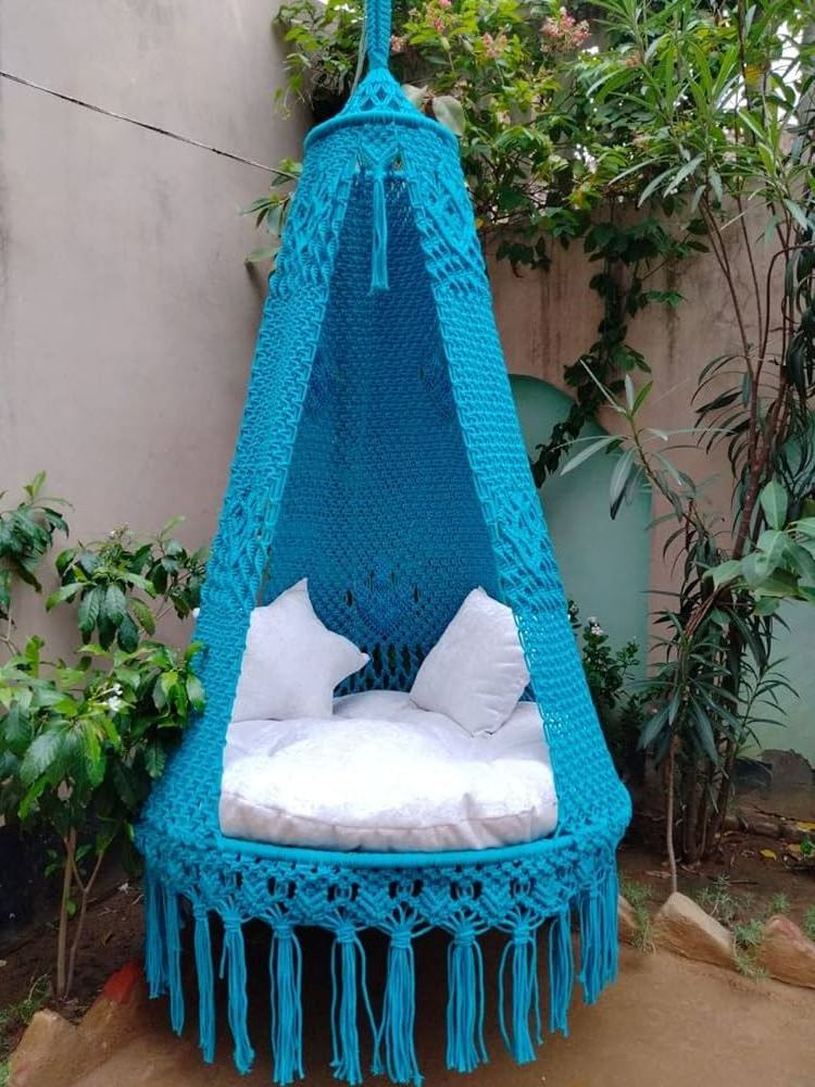 Wholesale Stable Fabric Macrame Hammock Swing Chair for Indoor and Outdoor From Isar International