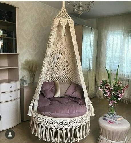 Wholesale Macrame Hammock Chair Bassinet Macrame Adult Hammock Bed From Isar International LLP