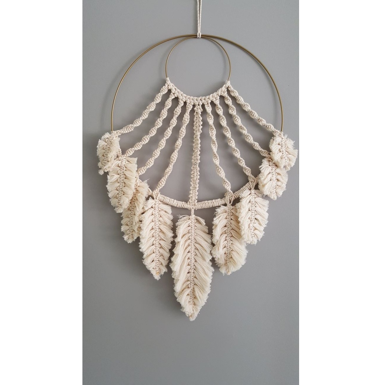 Top Sale Macrame Dream Catcher Bohemian Large Dream Catcher Wall Hanging For Bedroom Nursery Decor