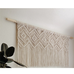 Large Macrame Wall Hanging Headboard Home Decoration for Living Room Bedroom Dorm Apartment Background