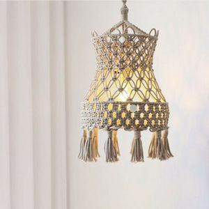 Wholesale 100% Handmade Macrame Lamp Shades for Wall Decor Light Cover at cheap Price from India